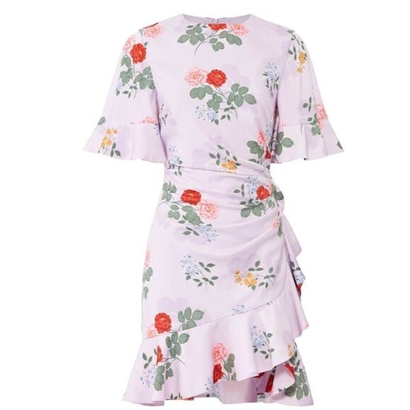 Keepsake The Label Keepsake Pretty One Mini Dress In Lilac Floral Small - Picture 8 of 8